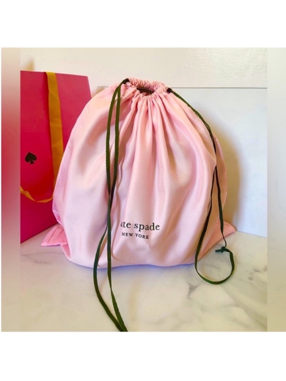 kate spade Pink Drawstring
Bag Pink Dust Bag For Handbag